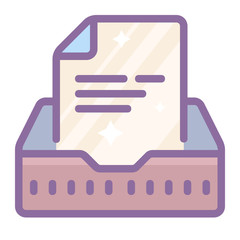 Inbox Box Paper Office Mail Incoming Archive