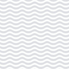 Vector pattern with waves with gray and white background.