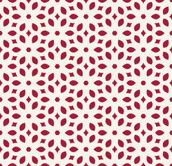 Abstract geometry red ornament deco art pattern