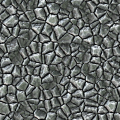 Seamless texture of crystal or metal colorful reflective raw ore gemstone