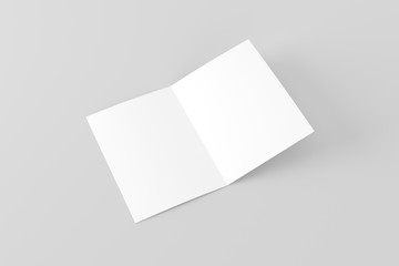 A5 / A4 Bifold White Blank Paper