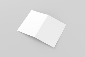 A5 / A4 Bifold White Blank Paper