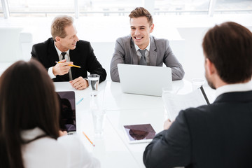 Business People in conference room during meeting at office
