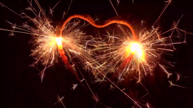 Wunderkerze, Herz, Ich liebe Dich, 4K