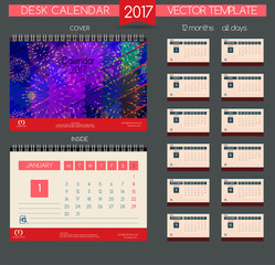 Design Desk Calendar 2017.