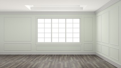empty room 3D rendering