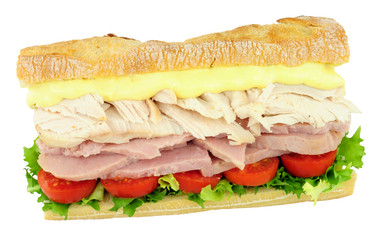 Chicken And Ham Salad Sandwich