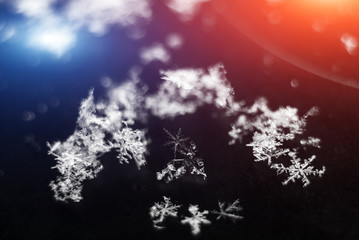 Fototapeta na wymiar Snowflake Abstract xmas background.