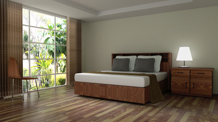 interior room 3D rendering