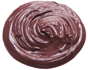 Melted chocolate or chocolate glaze.