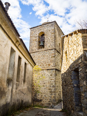 Fototapeta na wymiar Iglesia de San Vicente Martir de Puértolas en Huesca, España, Diciembre de 2016 OLYMPUS DIGITAL CAMERA
