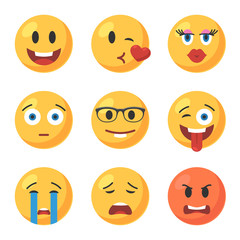 Set of Emoticons icons