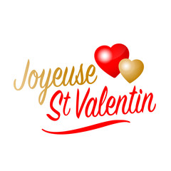 Fototapeta na wymiar Joyeuses Saint Valentin