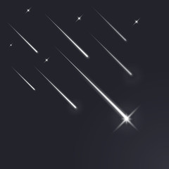 Shooting stars light © egudinka