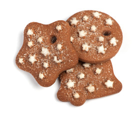 Christmas cookies isolated