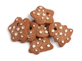 Christmas cookies isolated
