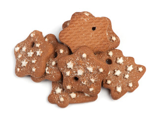 Christmas cookies isolated