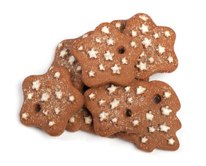 Christmas cookies isolated