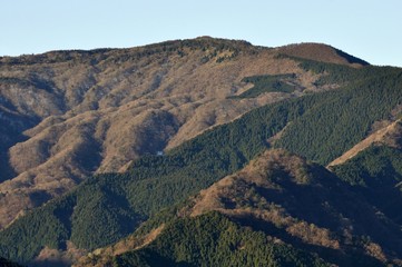Naklejka premium 南山より袖平山