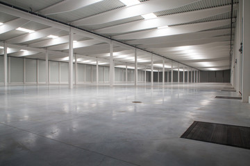 empty logistic hall