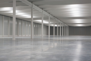 empty logistic hall