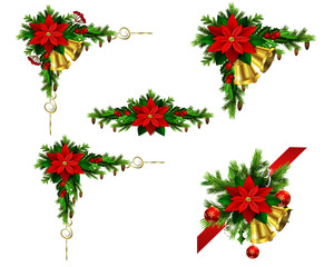 Naklejka premium Christmas elements for your designs