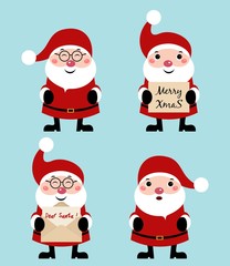 Collection of Christmas Santa Claus