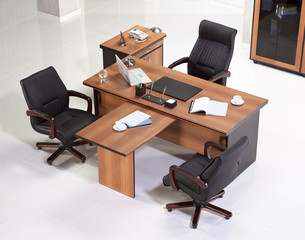 Office furniture top view 