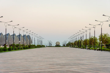 Promenade in Baku, Azerbaijan