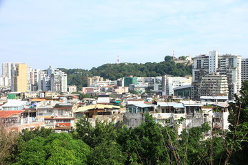 Fototapeta na wymiar Bird’s Eye View of Macau