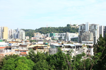Obraz premium Bird’s Eye View of Macau