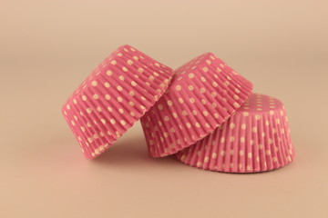 pink cupcake liners
