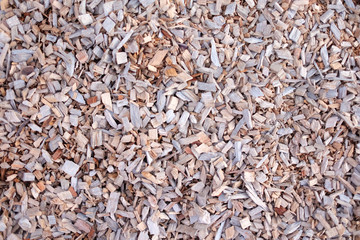 Bark wood chips background