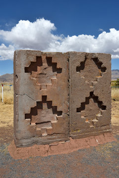 Ruins Of Pumapunku Or Puma Punku