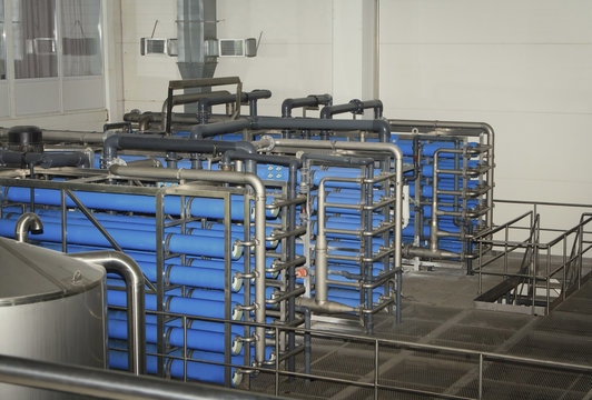 filter system at a large beer company