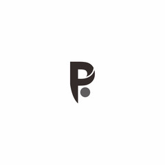 Letter P People Logo