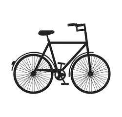 bicycle drawing isolated icon vector illustration design