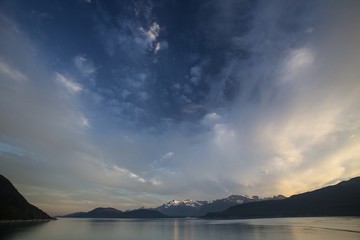 Sumer sunset in Alaska