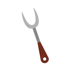 grilled cutlery isolated icon vector illustration design