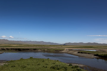 Am Fluss Orchon - Mongolei