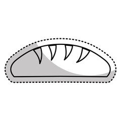 Fototapeta na wymiar bread delicious isolated icon vector illustration design