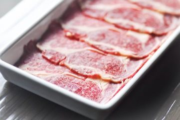 sliced beef,beef or raw beef
