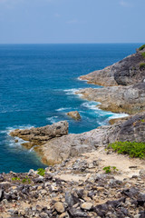 Sea view in a relax mood on a holiday in Koh Tachai, Phangnga , Thailand