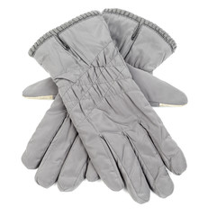 Gray gloves for touch screen display isolated