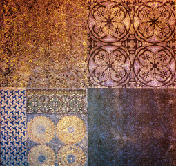 abstract mosaic texture tiles