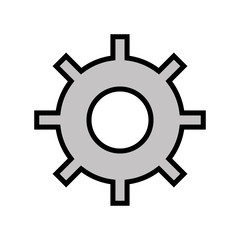 gears machine isolated icon vector illustration design