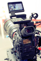 Video camera while filming