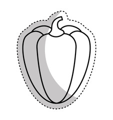 peppers fresh vegetable isolated icon vector illustration design