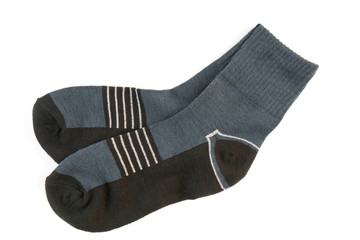 Sock / Sock on white background.