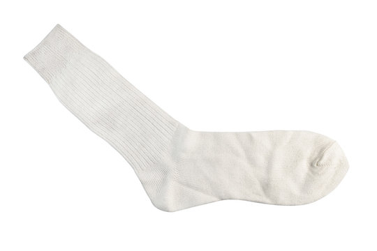 Sock / Sock on white background.